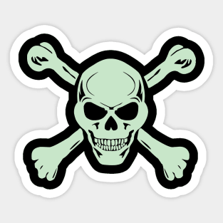 Pirate - Skull and Crossbones Sticker